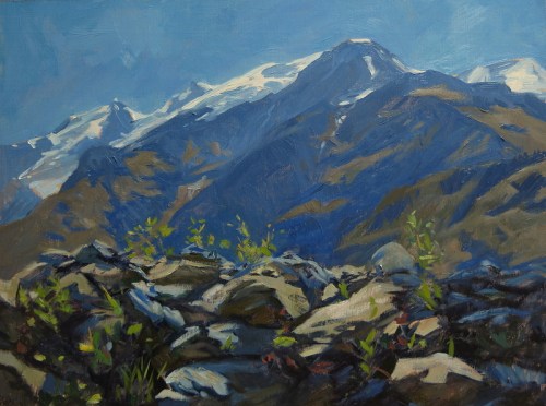 In the Alps 30x40cm