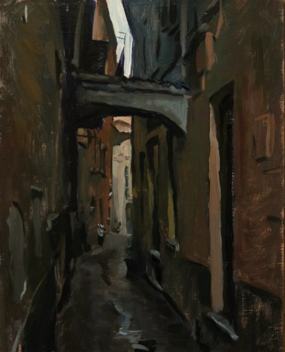 Vicolo in Menaggio 24x30cm