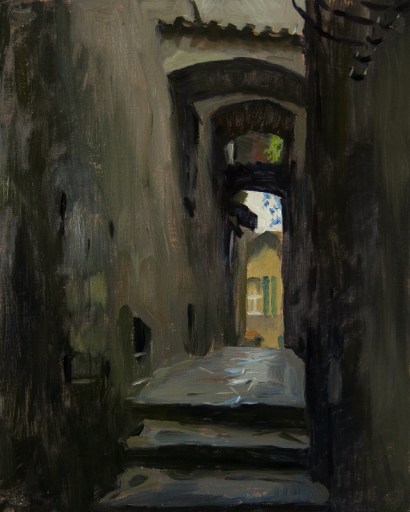 Vicolo II in Domaso 24x30cm